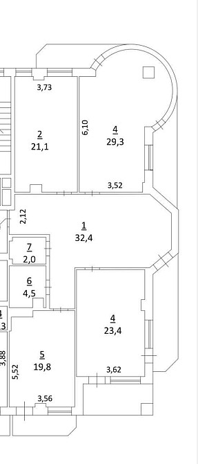 4кімнатна квартира в Аркадії з красивим видом на море. Зданий будинок. Одеса - зображення 3