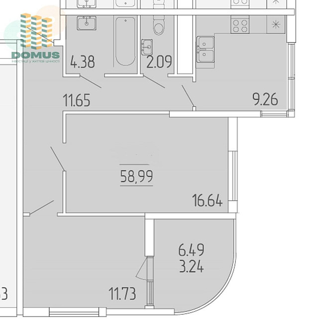 Терраса! Ипподром! 2 комн в 65 Жемчужина! Дом сдан! СРОЧНО Одеса - зображення 2
