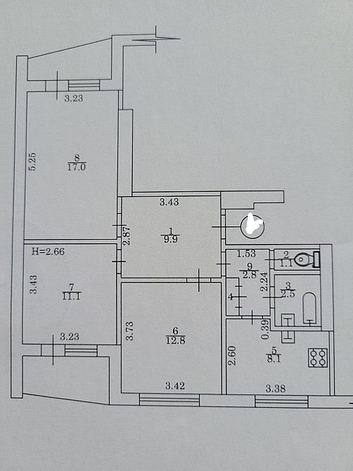 Продам реальную 3 комн. кв. 4/16  метро Спортивная Харьков - изображение 2