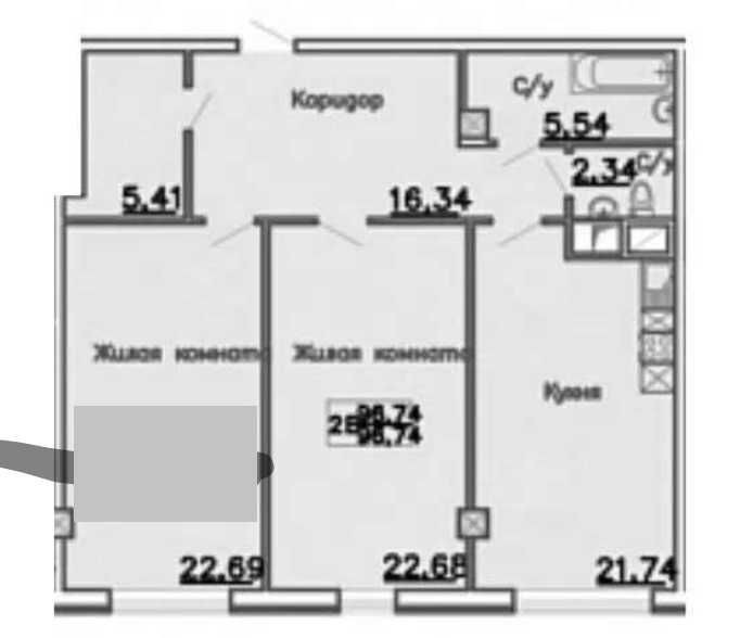 2 кімн кв(98м) в  центрі Одеси ЖК 18 Перлина Кадор /Велика Арнаутська Одеса - зображення 3