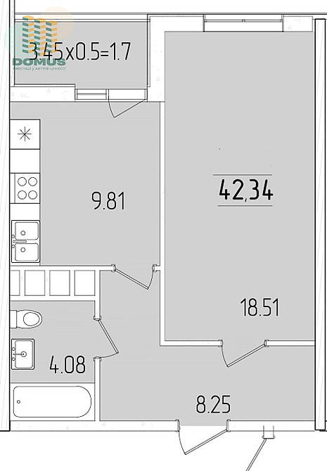 Ипподром! Продам 1 комн ЖК 68 Жемчужина! Срочно! Краснова! Одеса - зображення 3