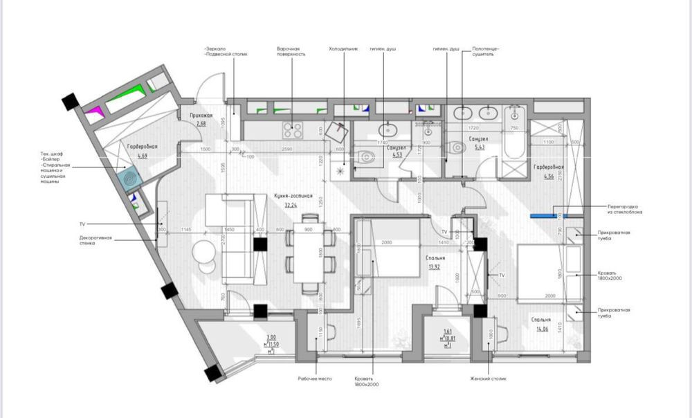 БЕЗ КОМИССИИ, Двухкомнатная квартира 87м с новым ремонтом в центре Одеса - зображення 4
