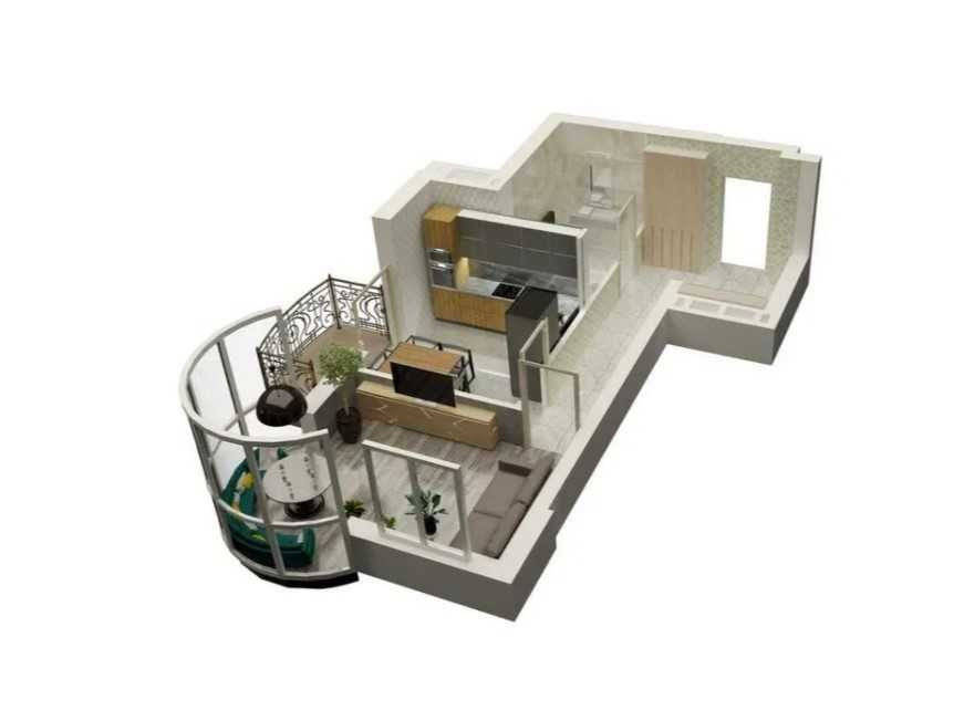 15654 продаж 1 кімнатної квартири  Центр (Гранд Палас) Хмельницький - зображення 2