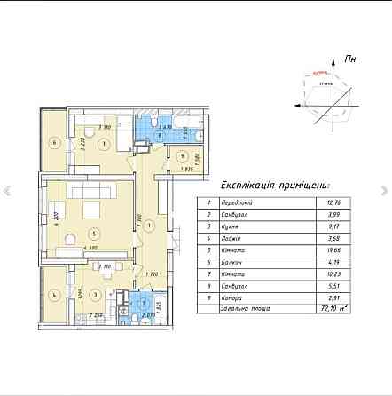 2х кімнатна квартира ЖК Променада Вишневе.  733 дол/м2 Вишневое