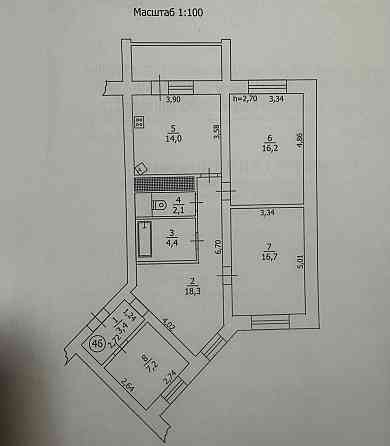 Продається 3-х кім. кв., ЖК Левада м. Бориспіль,  85,3 м2 87 000,00$ Борисполь