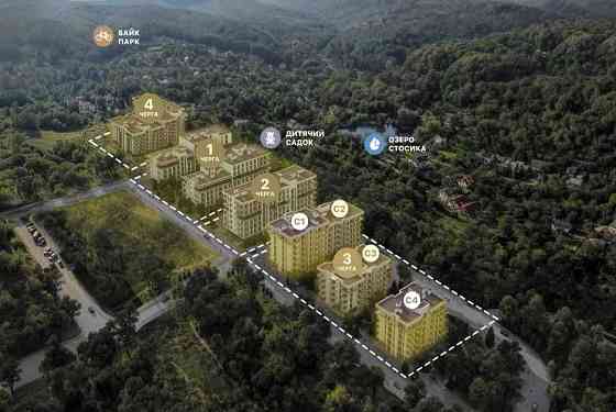 Однокімнатна квартира в готовому ЖК Аурум Лаундж/ AUROOM LOUNGE Львів