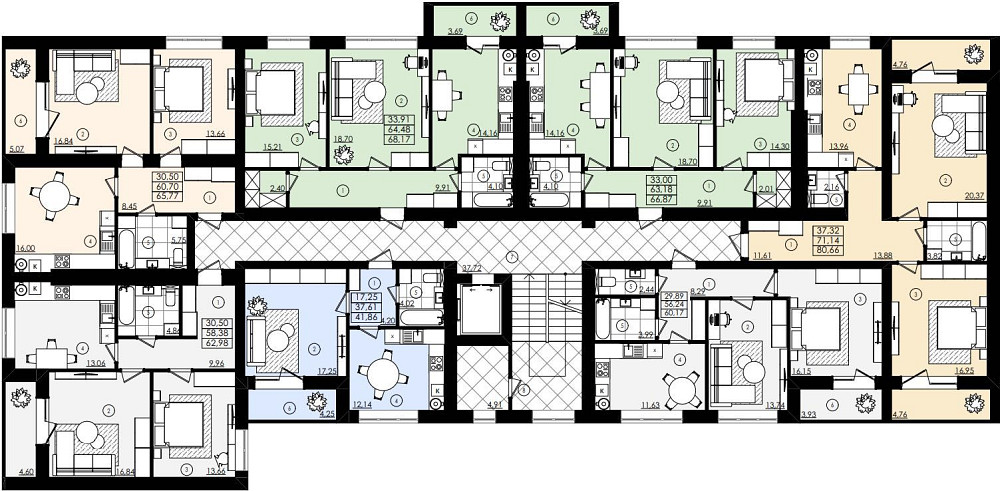 7хв до центру. Готова 2 к двохкімнатна квартира 27000грн/м2 Ивано-Франковск - изображение 3