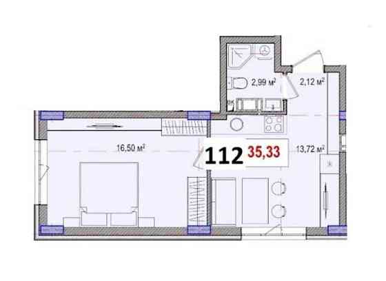 Продам 1-кімнатну квартиру в Солом’янському – Мансарда, метро Іподром Киев