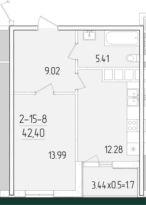 1 комн квартира на Краснова / 60,61,63,65/ кадор  сити/ Одесса - изображение 2