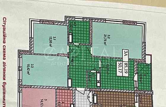 BOOM! Продаж квартири 85.19м2 22йповерх, 3кім, ЖК "Дніпровська мрія" Киев