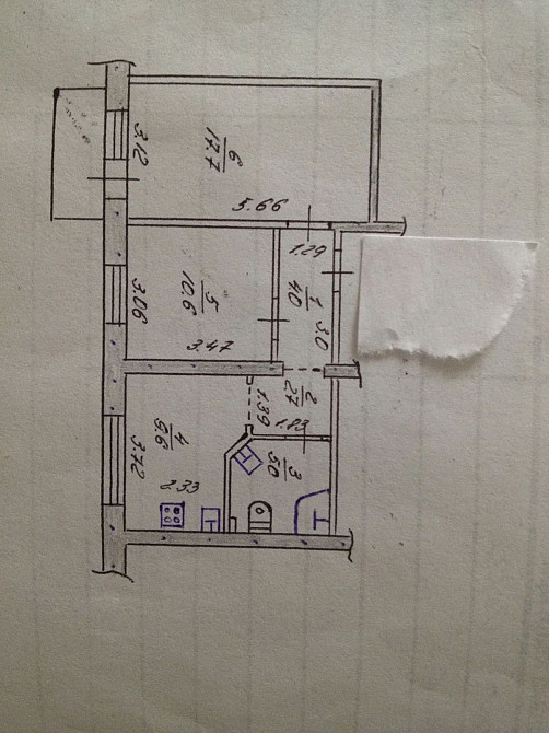 Продам 2х ком квартиру на Бородинском, ул. Петра Сагайдачного 9/9 Запорожье - изображение 8