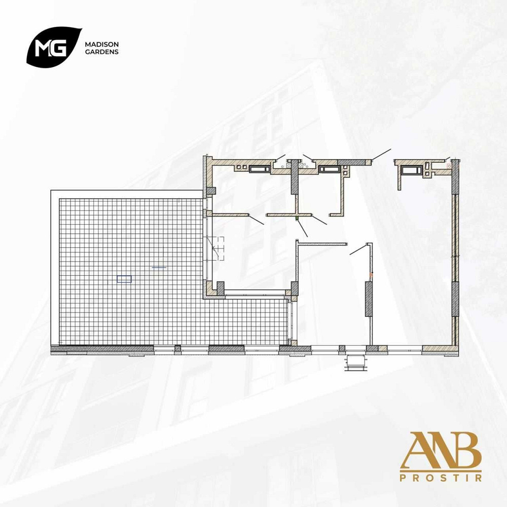 Квартира з терасою 46м2 від забудовника! Без комісії! Madison Gardens Бровари - зображення 3