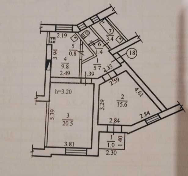 Продам 2х сталинку в центре города Днепр - изображение 2