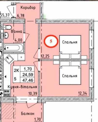 Двокімнатна в Ірпені за 41 350$, інвестиція - до кінця літа 48 000$ ! Ирпень - изображение 4