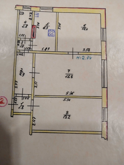 3к квартира з газовим автономним опаленням  - зображення 1
