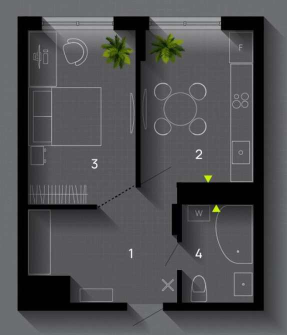 Акція! Однокімнатана квартина в гарній локації Ивано-Франковск - изображение 7