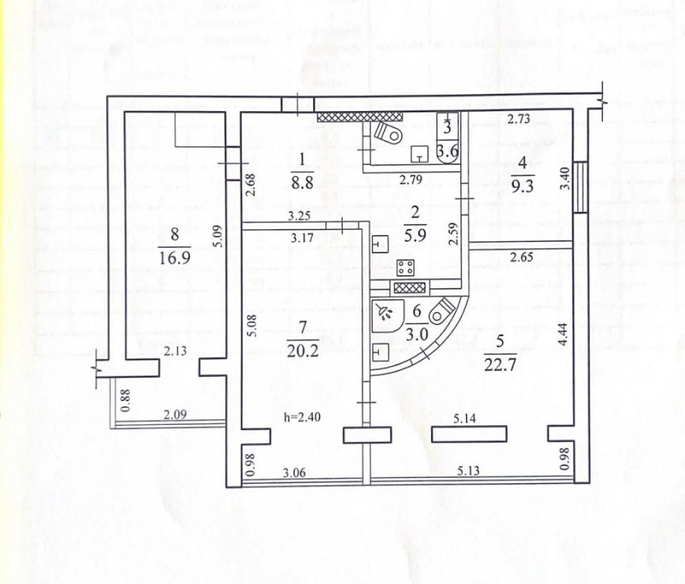 Продажа 4ком. 90м2. ул. Рабочая Днепр - изображение 7