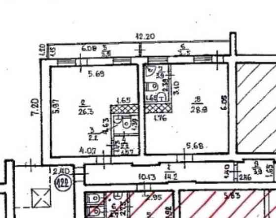 Продам 3х ком.квартиру на пр.Слобожанском (под ремонт) Днепр