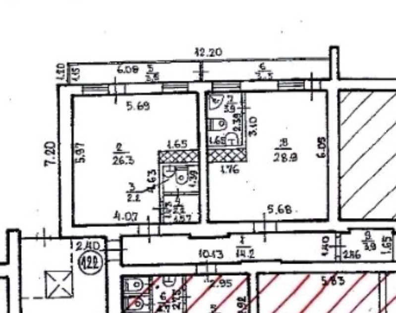 Продам 3х ком.квартиру на пр.Слобожанском (под ремонт) Днепр - изображение 5