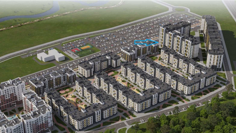 2-к квартира 51.51 м2 по ціні 1-к в ЖК Молодість 3 , м.Ірпінь без % Ирпень - изображение 3