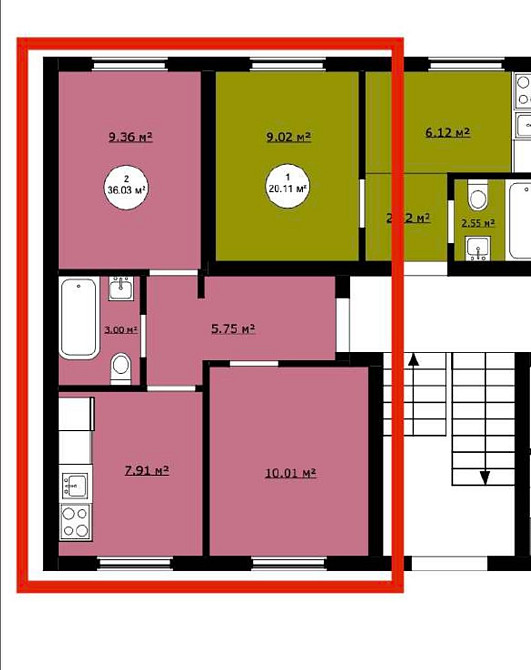 ‼️Двокімнатна квартира‼️ ВІД ЗАБУДОВНИКА‼️ КРЮКІВЩИНА‼️ ЖК Аура Парк Крюковщина - изображение 1