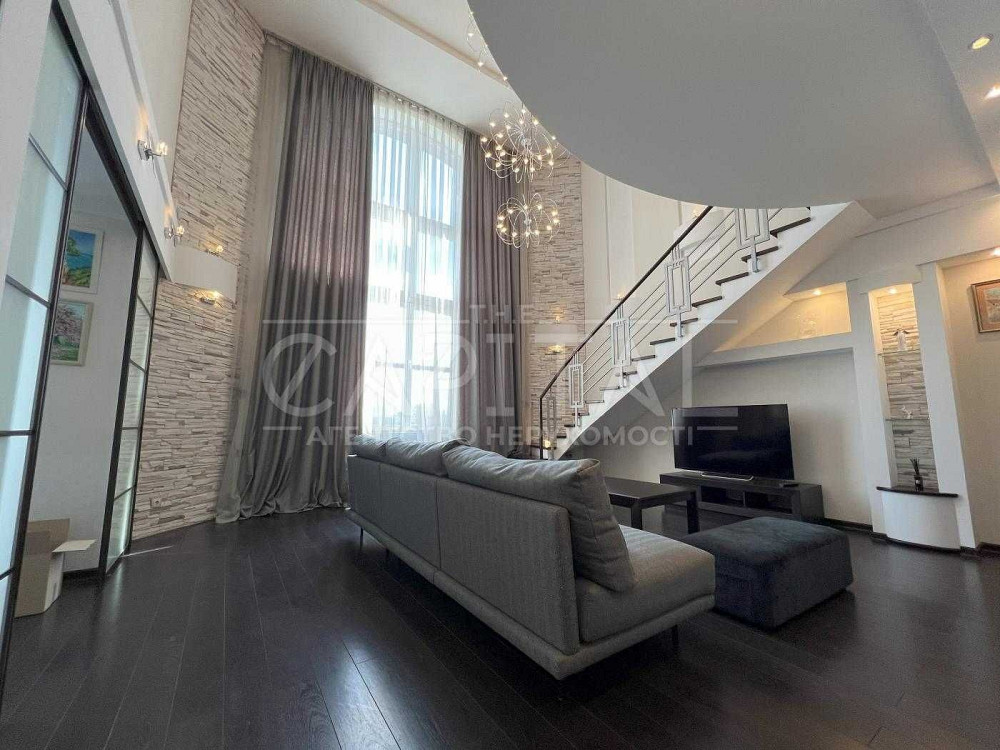 Аренда двухуровневой квартиры, ул. Коновальца, ЖК Творец, Печерск Киев - изображение 1