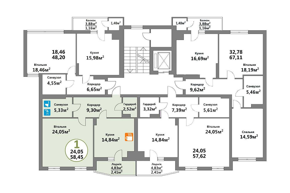 Продаж 1-кімнатної квартири ЖК Еко Дім Львів - зображення 8