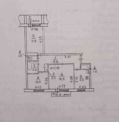 Продам СВОЮ 3х комн кв Косиора. Осенняя Днепр