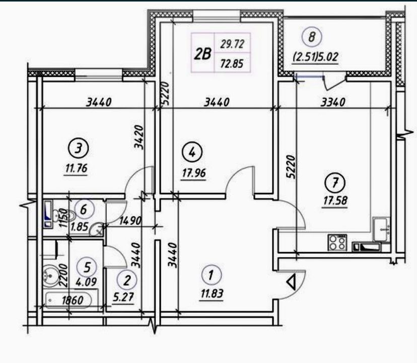 Зданий 73м з РЕМОНТОМ Ревуцького жк Ревуцький Харківська метро Київ - зображення 2