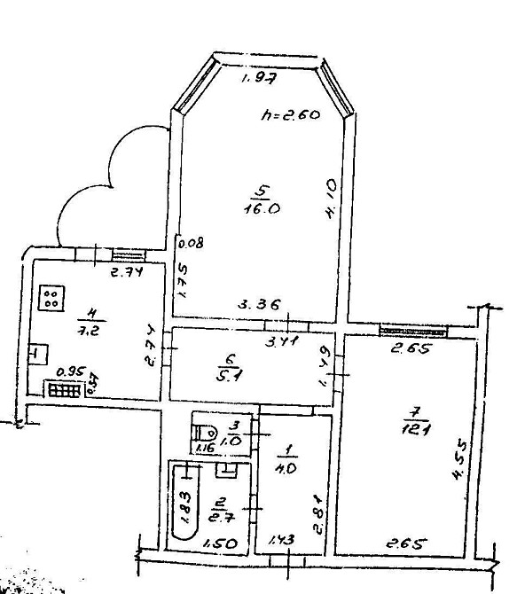 Продам 2к 52 м2 на Таирова. Спецпроект. Левитана Одесса - изображение 3