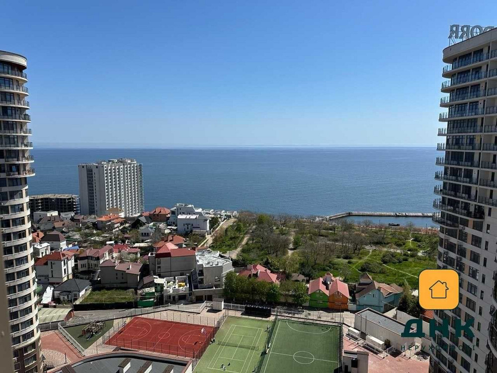 Прямой вид на море, большая трехкомнатная квартира 104 кв.м., Каманина Одесса - изображение 7