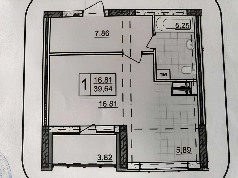 Продаж 1к квартири 40м² у ЖК Місто Квітів, після будівельників 63 000$ Київ - зображення 1