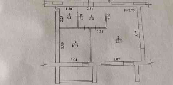 25000$!ЖК Мира, Продам 1(2) ком квартиру пл 48м2, этаж 2й!Дом Обжит! A Харьков