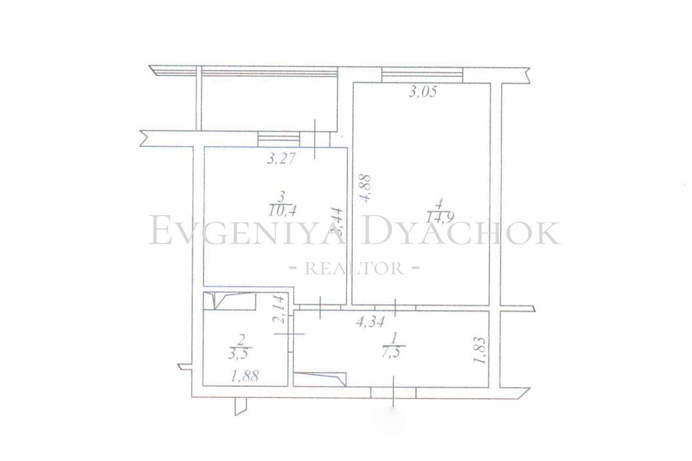 Ревуцкого 40-Б, ЖК «Лебединый», 40 кв.м. - с видом на озеро (єОселя) Київ - зображення 2