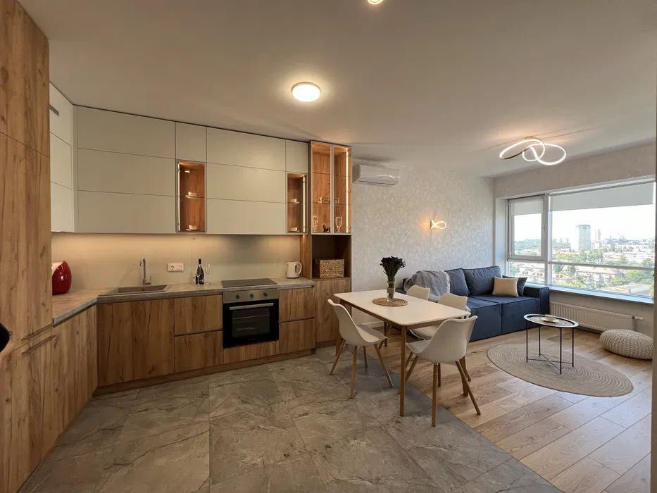 Видова 1к квартира новим ремонтом в ЖК White Lines,м. Голосіївська 2хв Київ - зображення 1