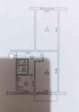 Квартира 2 кімнати, Вокзал Житомир