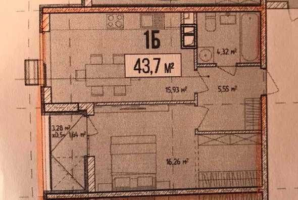 Продам квартиру в ЖК Модерн на 6-й Фонтана. Кирпичный сданный дом Одесса - изображение 1