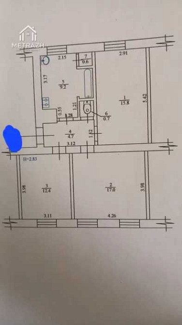 86398Продам 3 комнатную квартиру на Металиста! Харків - зображення 8