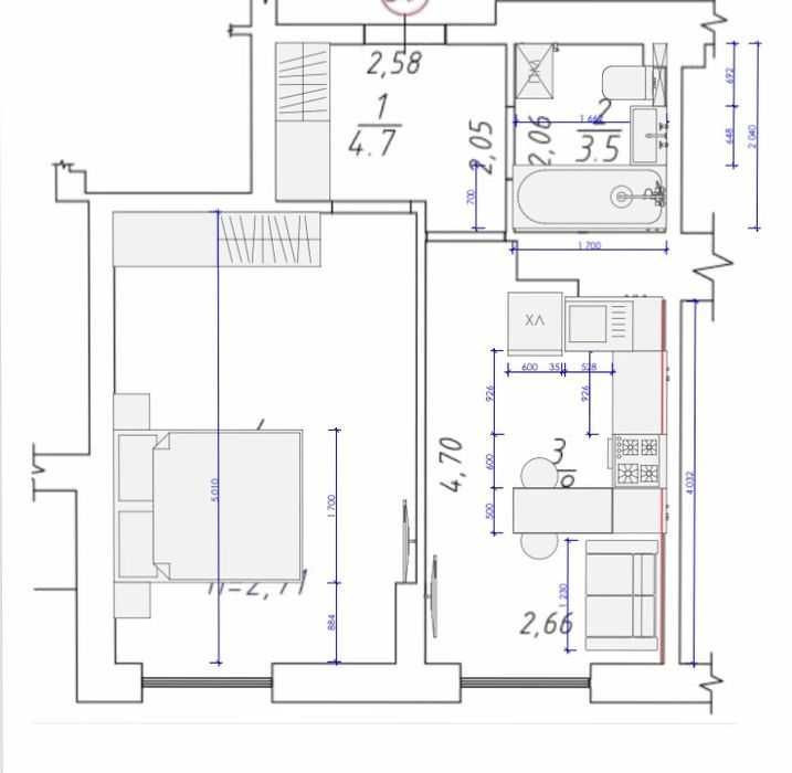 Здам однокімнатну квартиру ЖК на Набережній Дніпро - зображення 3