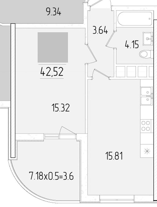 1-комнатная в ЖК "61 Жемчужина" Приморский район! на Краснова! Срочно! Одесса - изображение 4