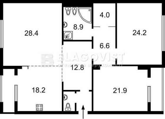 3-К вул.Предславинська 31/11 зручний 6 пов. 140 м. кв Київ