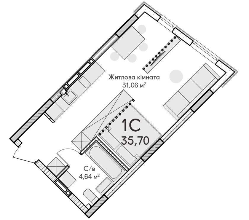 Квартира у зданому будинку! 36,2 м², Ірпінь, власник Ирпень - изображение 7