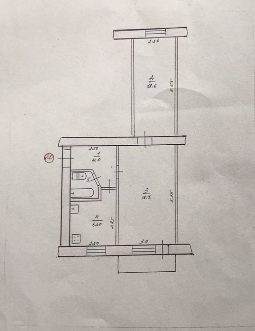 Продаж 2х кімнатной квартири Дніпрострой Каменское (Запорожская обл.) - изображение 4