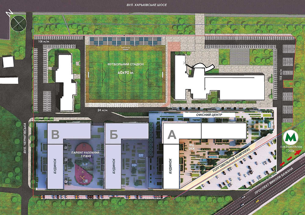 Продаж 1к квартири 35 м² ЖК «Olympiс Park», 13 поверх, м Бориспільська Київ - зображення 3