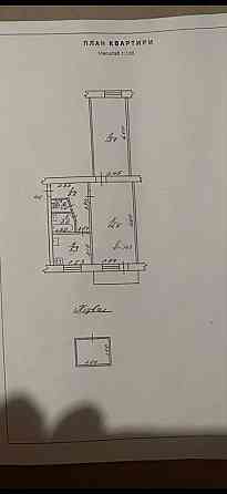Двокімнатна вартира нижче ринка+комора,цегляний будинок,пров.Великий 4 Полтава