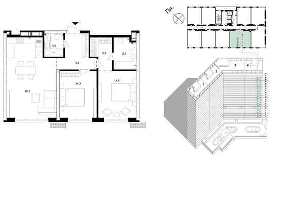 ВИДОВА КВАРТИРА‼️2 кімнатна ЖК"Русанівська Гавань" Київ НОВОБУДОВА Київ