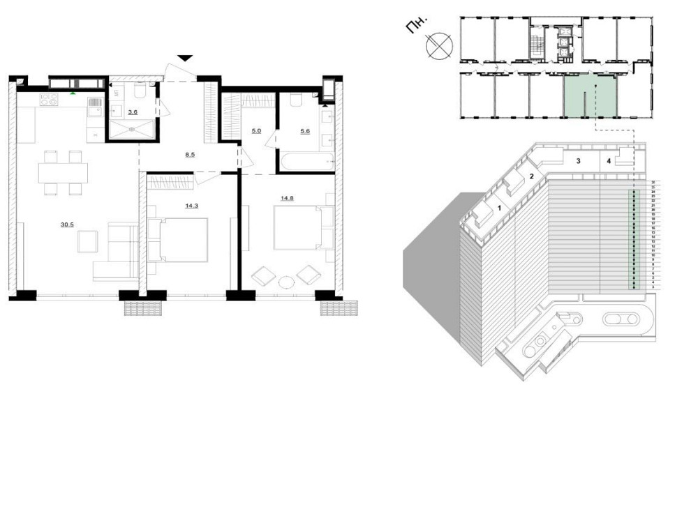 ВИДОВА КВАРТИРА‼️2 кімнатна ЖК"Русанівська Гавань" Київ НОВОБУДОВА Київ - зображення 2