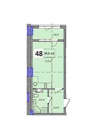 Смарт-квартира 29,6 м² у новобудові, Теремки-2, акційна ціна! Київ