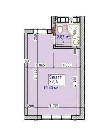 Продам смарт-квартиру в Дарницькому районі — всього 20 019 $! Київ