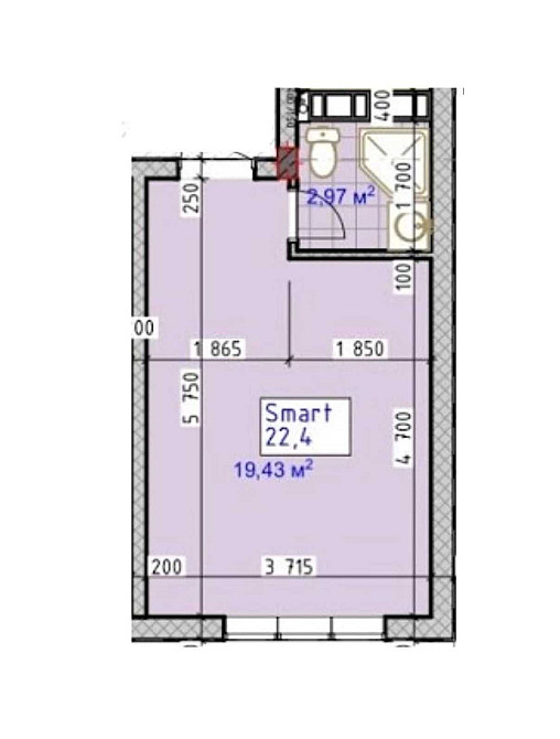 Продам смарт-квартиру в Дарницькому районі — всього 20 019 $! Київ - зображення 1